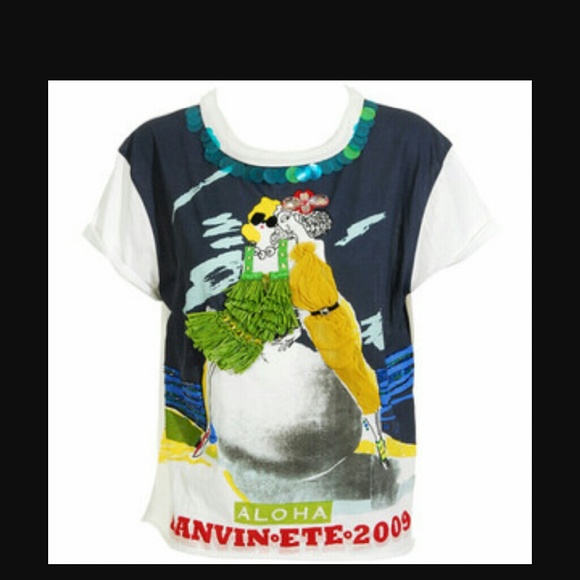 Lanvin ' Aloha'  t shirt - Picture 1 of 4