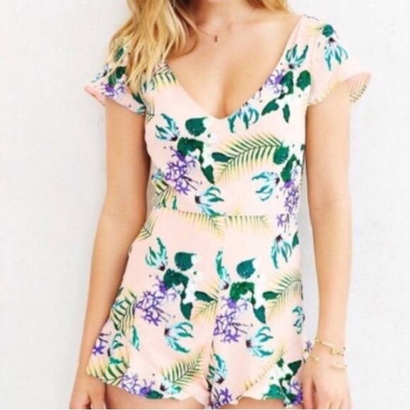 For love & lemons floral romper