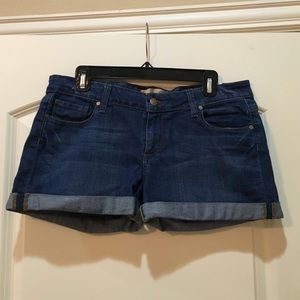 Cuffed Paige shorts | denim