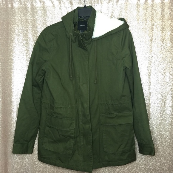 ❌SOLD❌Army Green Jacket - Picture 3 of 4