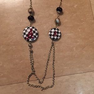 Alabama game day necklace