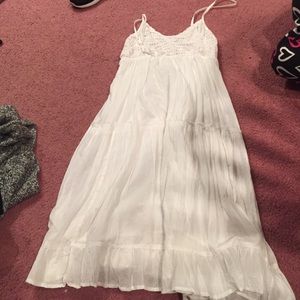 White cotton sundress