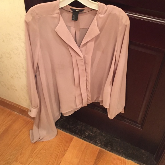 Flowy  blouse in blush color