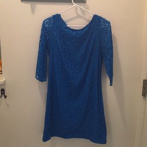 Blue Lace Dress