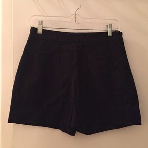 Anthropologie High-Waisted Black Shorts Sz 0