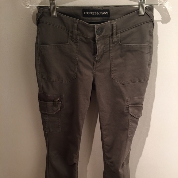 Express Stretch Skinny Leg Cargo Pants