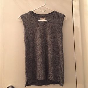 Madewell Grey Muscle Tank Sz XS