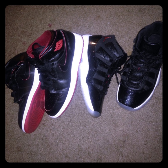 Jordan 1s and Jordan 11s