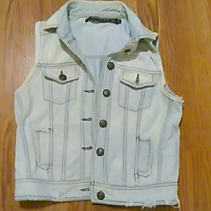 Light denim vest