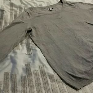 Old Navy Grey Sweater with pink and yellow flecks