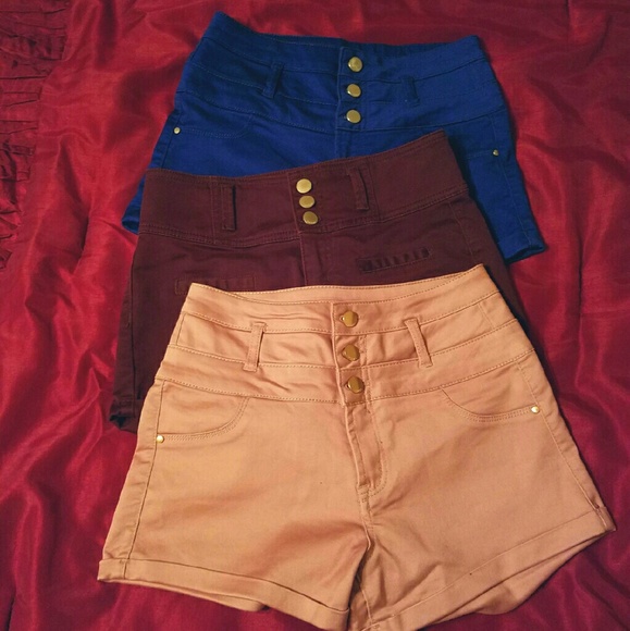 NWOT high waist shorts bundle