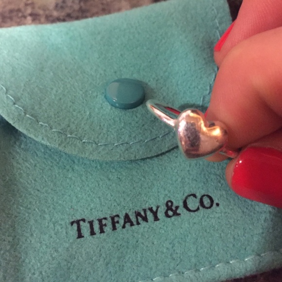 Tiffany and Co silver heart Ring