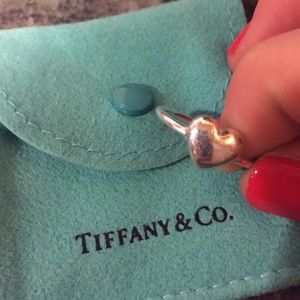 Tiffany and Co silver heart Ring