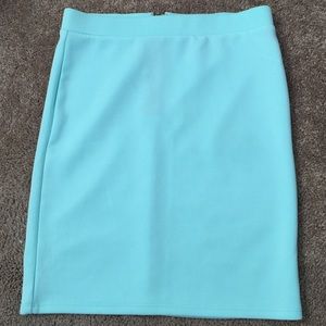 NWOT Mint Scuba Knit Mini Skirt