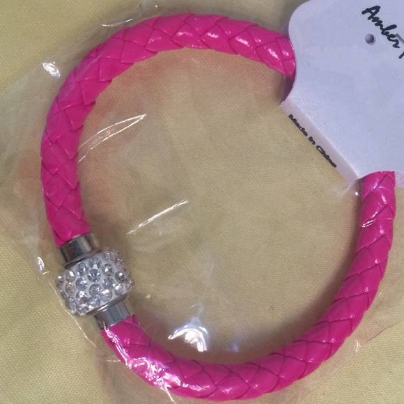 New Pink and silver bracelet