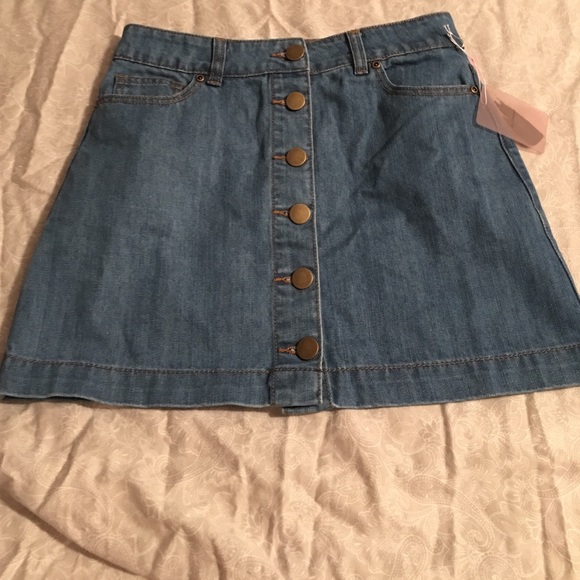 Contemporary Denim Mini Skirt