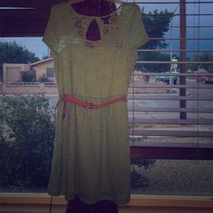 Lace cut out dress.💝 girly and feels awesome!