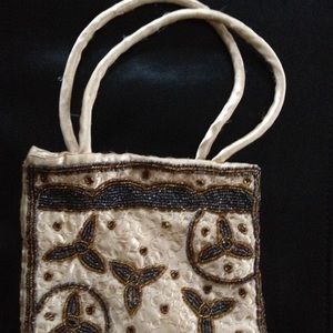 Vintage Beaded evening bag made in India