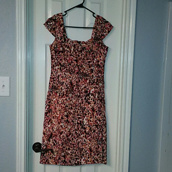 Multi color midi dress