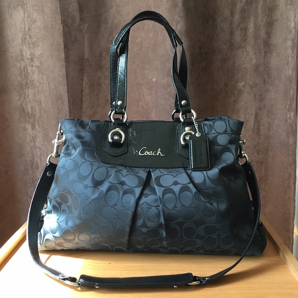 💕Coach Ashley Signature Carryall Shoulder Purse