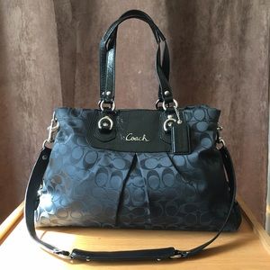 💕Coach Ashley Signature Carryall Shoulder Purse
