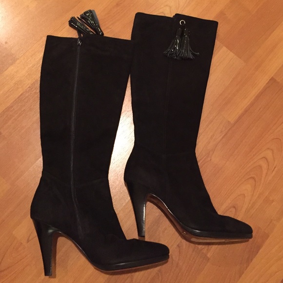 NWT Black Cole Haan Heeled Boots - Picture 2 of 4