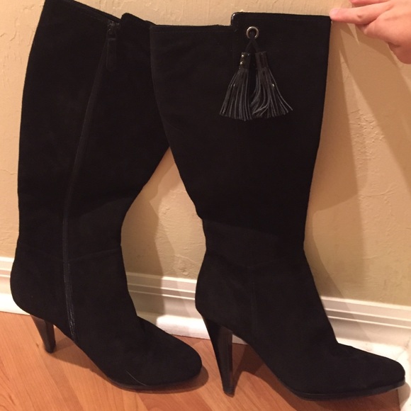 NWT Black Cole Haan Heeled Boots - Picture 3 of 4