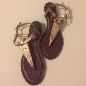 Gianni Bini Gold Sandals