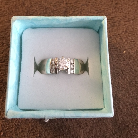 SOLD-Robbins Brother Engagement Ring/White Gold - Picture 1 of 4