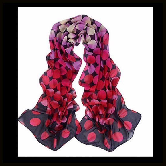 🟠 5/25 Polka Dot Scarf Ombré LAST ONE! - Picture 2 of 7