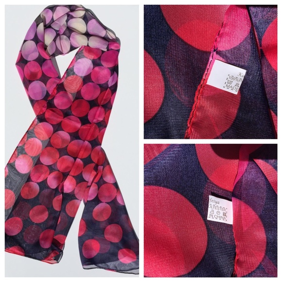 🟠 5/25 Polka Dot Scarf Ombré LAST ONE! - Picture 3 of 7