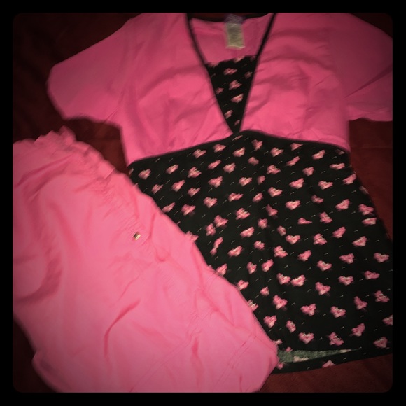 Pink Panther scrubs! Adorable