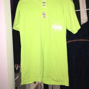 PINK, neon t-shirt