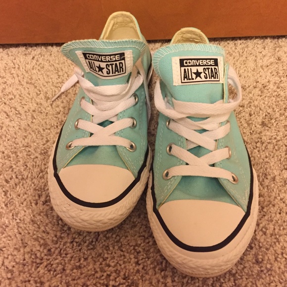 Teal Converse ! NEW