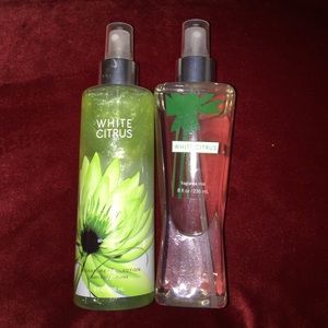 White citrus fragrance Mist & shimmer mist