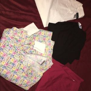 Scrub tops and jacket