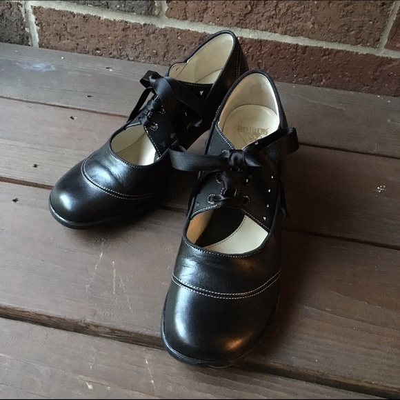 John Fluevog lace-up heels