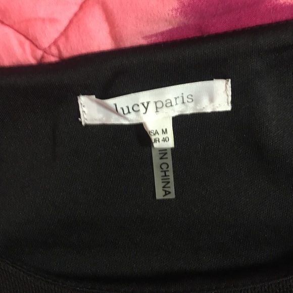 "Lucy Paris" Dress w/ Mesh & Zipper Embellishments - Picture 4 of 4