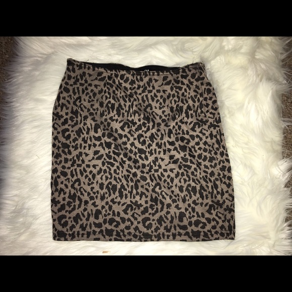 Leopard skirt!