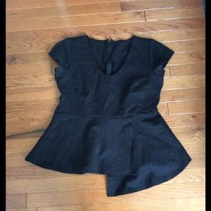 Eloquii Sheek black blouse