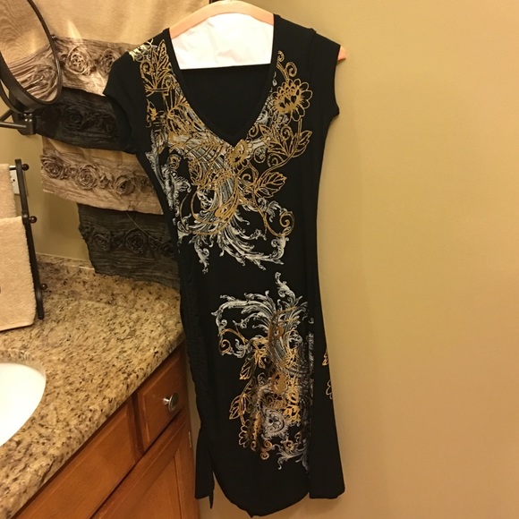 Cache fitted dress