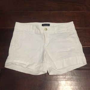 American Eagle White Shorts