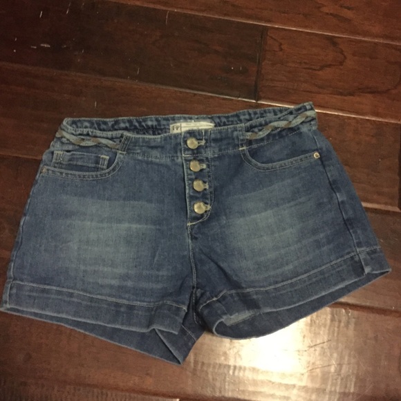 Free People Jean Shorts