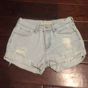 Jean shorts from pac sun