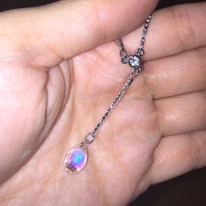 Swarovski long pendant  necklace
