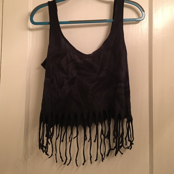 Fringy tank tops