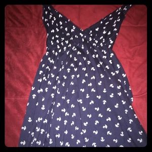 Navy Anchor Dress