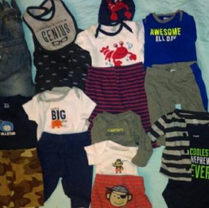 Baby boy lot 8 new outfits