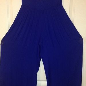 Royal Blue wide leg pants