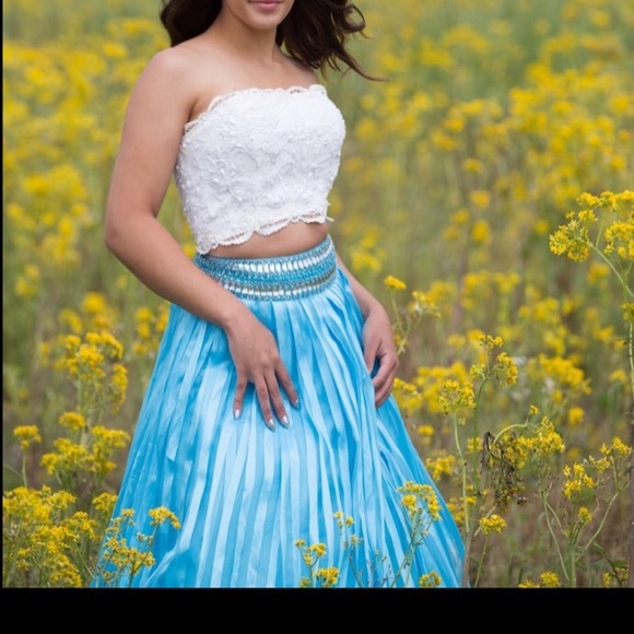 Rachel Allan Two Piece Gown